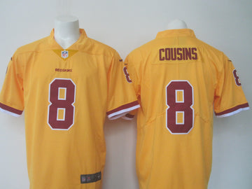 Kirk Cousins Washington Commanders yellow Limited jersey