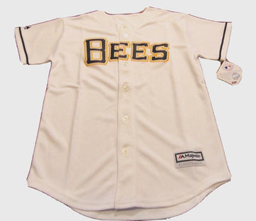 Custom Salt Lake Bees cream jersey