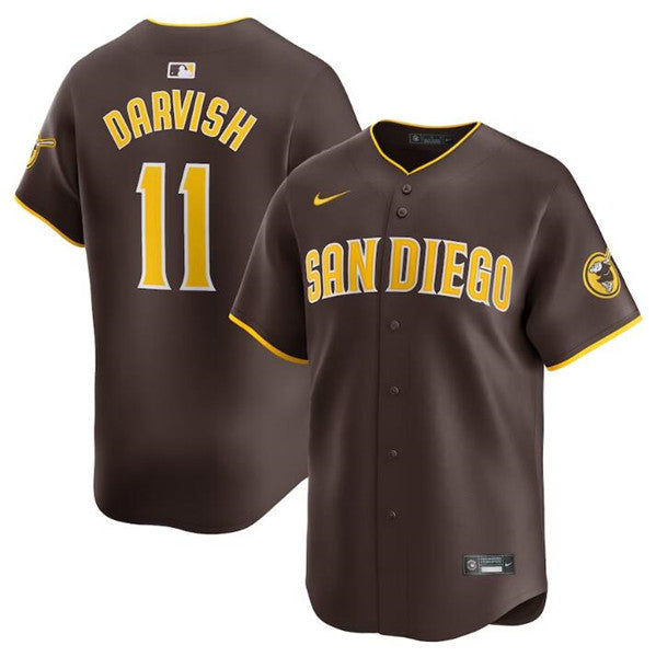 Yu Darvish San Diego Padres brown Limited jersey