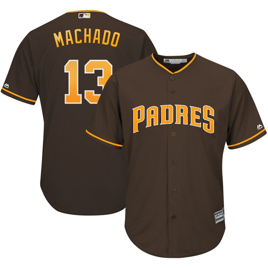 Manny Machado Coffee Cool Base San Diego Padres jersey