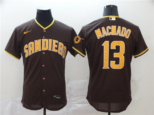 Manny Machado Coffee Flex Base San Diego Padres jersey