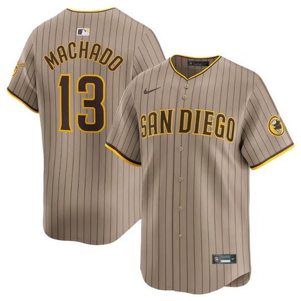 Manny Machado San Diego Padres tan Limited jersey