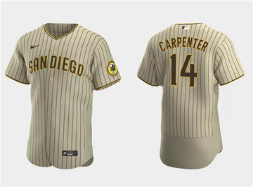 Matt Carpenter San Diego Padres tan jersey