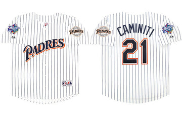Ken Caminiti San Diego Padres white jersey