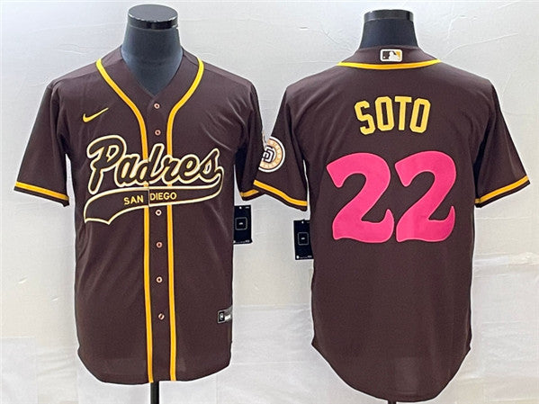 Juan Soto San Diego Padres brown jersey