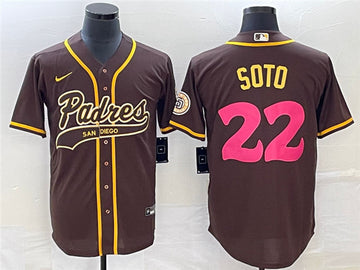 Juan Soto San Diego Padres brown jersey