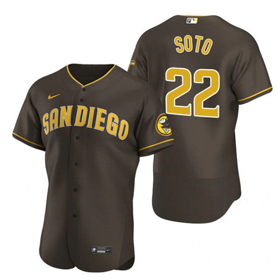 Juan Soto San Diego Padres brown jersey