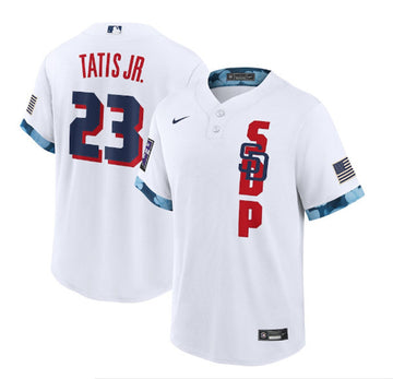 Fernando Tatis Jr San Diego Padres white All-Star jersey