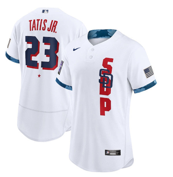 Fernando Tatis Jr San Diego Padres white All-Star jersey