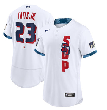 Fernando Tatis Jr San Diego Padres white All-Star jersey