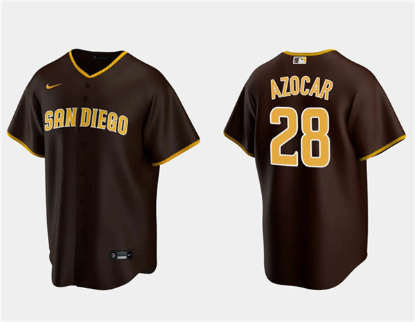 José Azocar San Diego Padres brown jersey