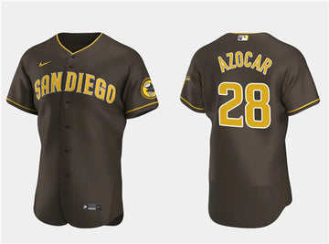 José Azocar San Diego Padres brown jersey