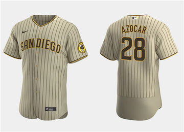 José Azocar San Diego Padres tan jersey