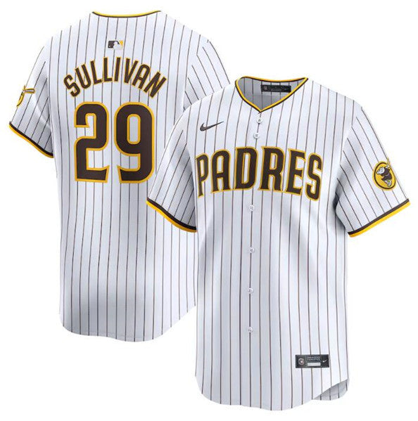 Brett Sullivan San Diego Padres white Limited jersey