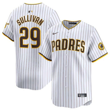 Brett Sullivan San Diego Padres white Limited jersey