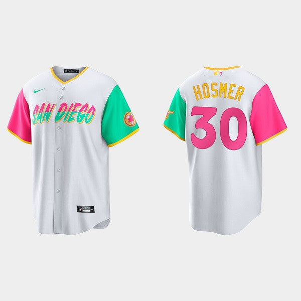 Eric Hosmer San Diego Padres white City Connect jersey