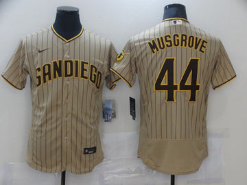 Joe Musgrove San Diego Padres tan jersey