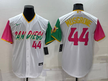 Joe Musgrove San Diego Padres white City Connect jersey