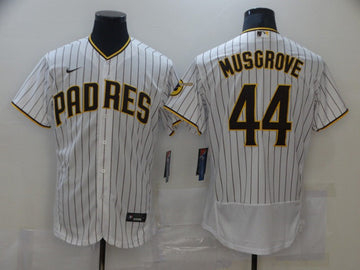 Joe Musgrove San Diego Padres white jersey