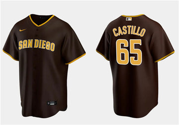 José Castillo San Diego Padres brown jersey