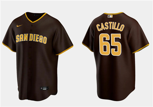 José Castillo San Diego Padres brown jersey