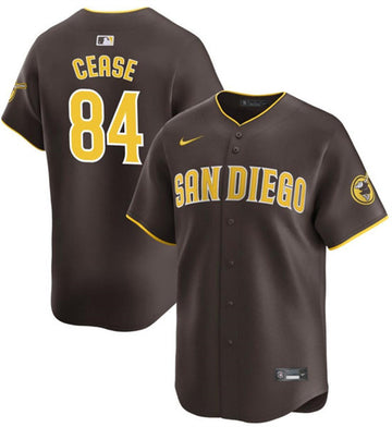 Dylan Cease San Diego Padres brown Limited jersey