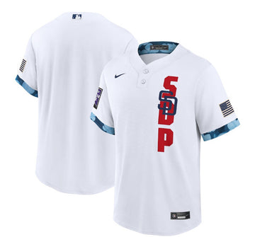 Custom San Diego Padres white All-Star jersey
