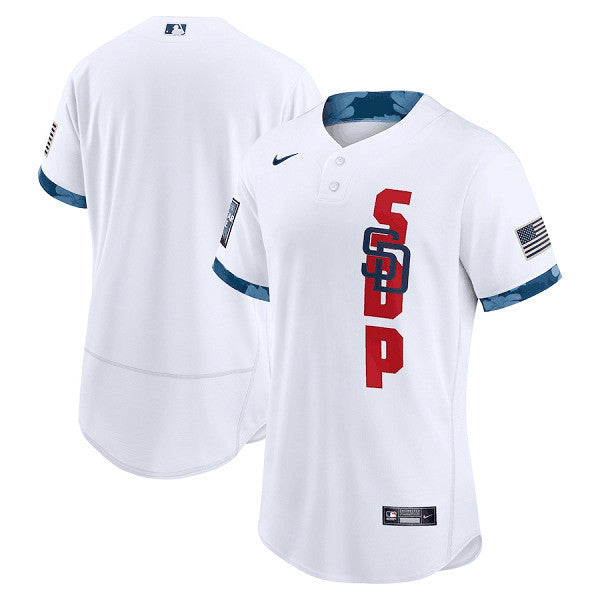 Custom San Diego Padres white All-Star jersey