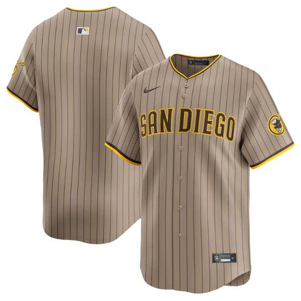 Custom San Diego Padres tan Limited jersey