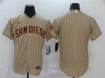 Custom San Diego Padres tan jersey