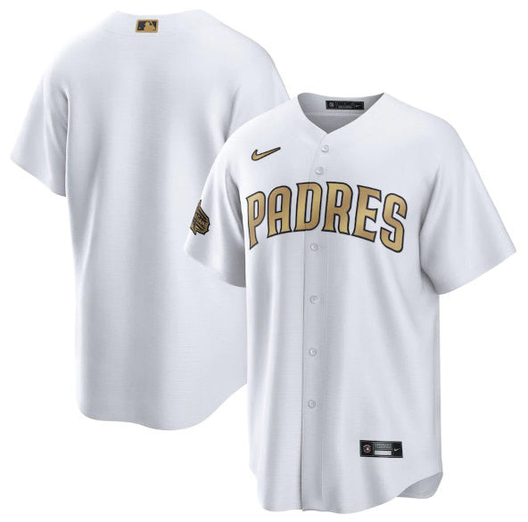 Custom San Diego Padres white All-Star jersey