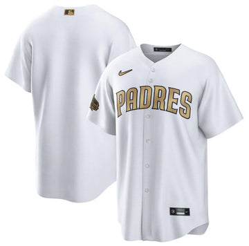 Custom San Diego Padres white All-Star jersey