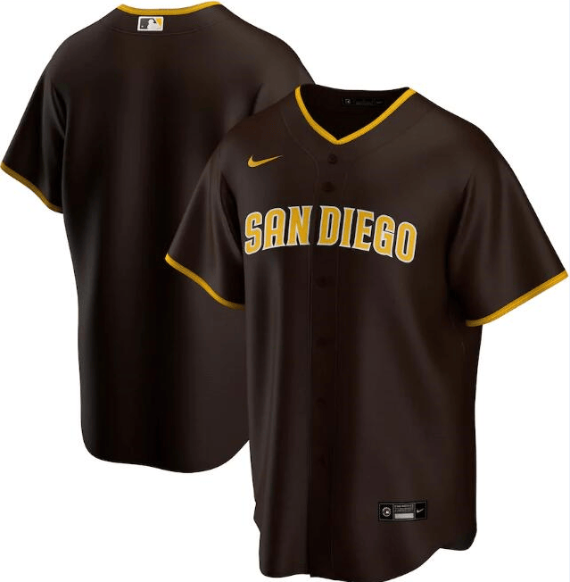 San Diego Padres brown jersey