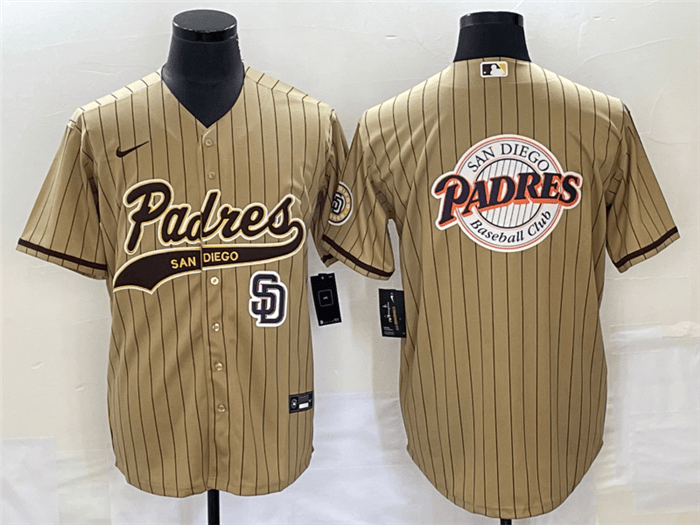 TanTeam Logo In Back Cool Base With Patch San Diego Padres jersey