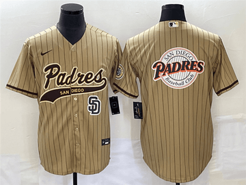 TanTeam Logo In Back Cool Base With Patch San Diego Padres jersey