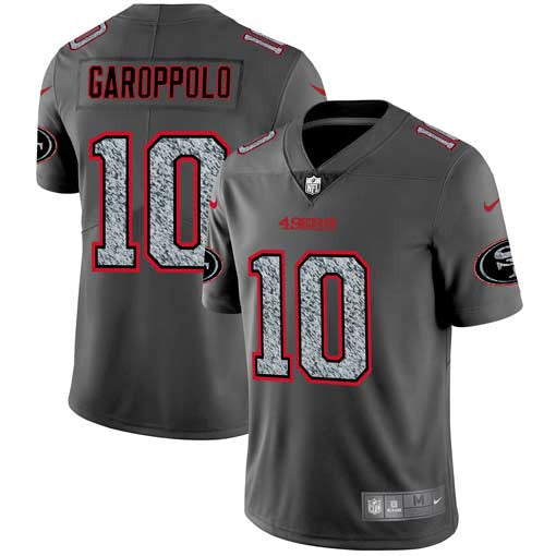 Jimmy Garoppolo San Francisco 49ers gray Fashion Static jersey