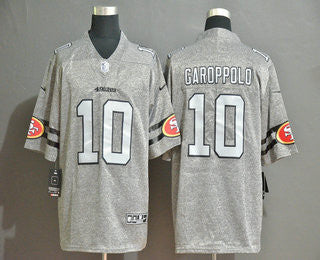 Jimmy Garoppolo San Francisco 49ers gray Vapor jersey