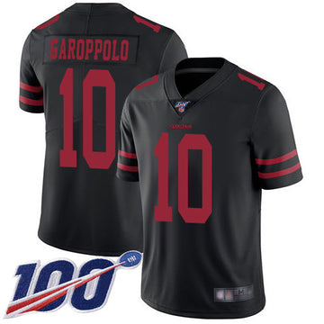 Jimmy Garoppolo San Francisco 49ers black Vapor jersey