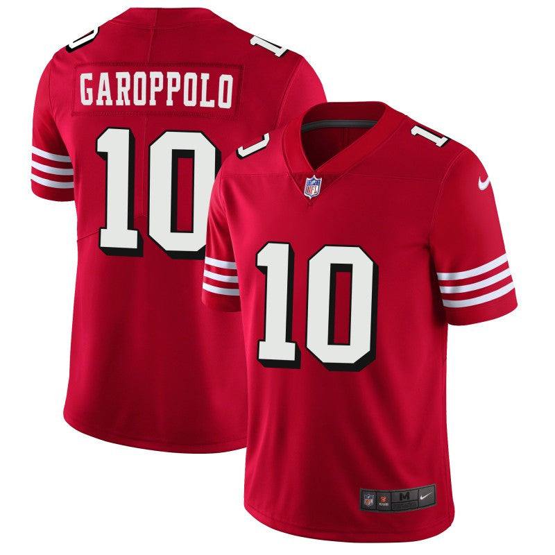 Jimmy Garoppolo San Francisco 49ers red Vapor jersey