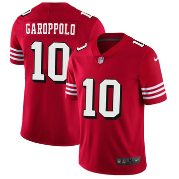 Jimmy Garoppolo San Francisco 49ers red Vapor jersey