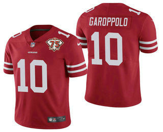 Jimmy Garoppolo San Francisco 49ers red Vapor jersey