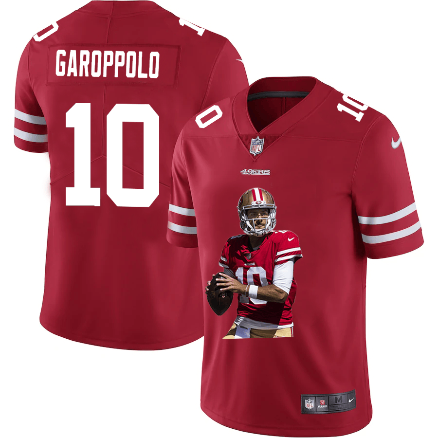Jimmy Garoppolo San Francisco 49ers red Vapor jersey