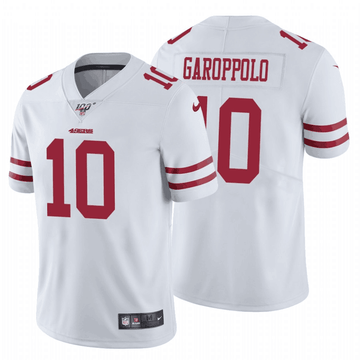 Jimmy Garoppolo San Francisco 49ers white Vapor jersey