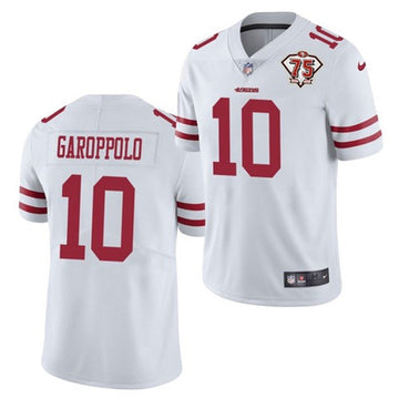 Jimmy Garoppolo San Francisco 49ers white Vapor jersey