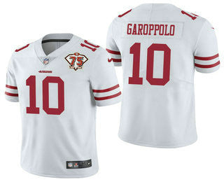 Jimmy Garoppolo San Francisco 49ers white Vapor jersey