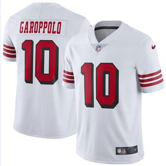 Jimmy Garoppolo San Francisco 49ers white Color Rush jersey