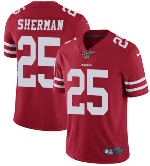 San Francisco 49ers red Vapor jersey