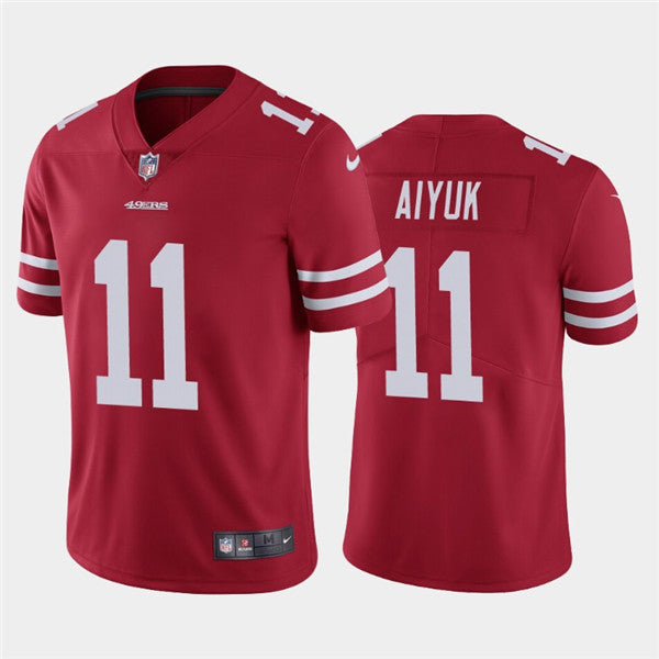Brandon Aiyuk San Francisco 49ers scarlet Vapor jersey