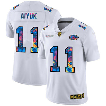 Brandon Aiyuk San Francisco 49ers white Limited jersey
