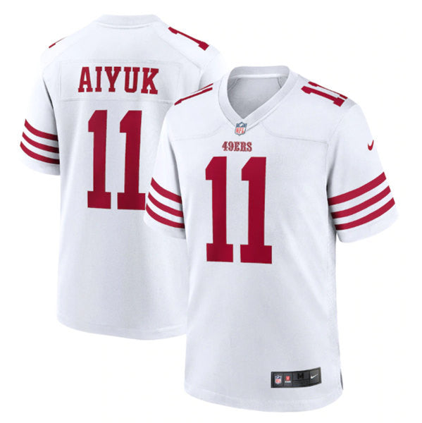 Brandon Aiyuk San Francisco 49ers white Game jersey